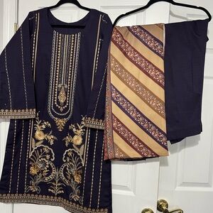 Pakistani indian winter formal dress